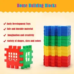 gamloid 52 Pcs Happy house Building Blocks Learning Educational Puzzle Toy Kids image 4