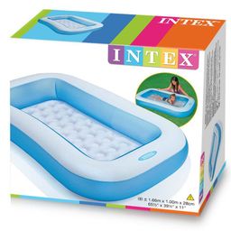 Intex Inflatable Rectangular Pool - Blue image 3