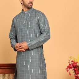 Jompers Men Geometric Printed Kurta-21