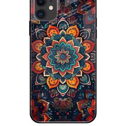 QRIOH Floral Printed iPhone 12 Back Case Mobile Accessories-picture-26