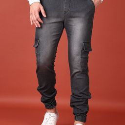 V-Mart Men Jogger Light Fade Mid-Rise Jopgger  Jeans-picture-13