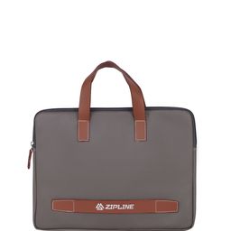 ZIPLINE Unisex Polo Leather Laptop Bag-25