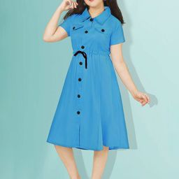 KAARIGARI Shirt Dress-image-65