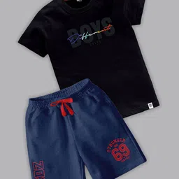 BAESD Boys Printed T-shirt with Shorts-image-92