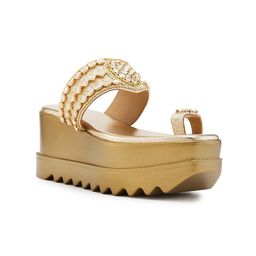 Anaar Women Embellished Mid Top Wedge Heel Sandal-image-34