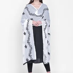 LA FEMINAE Embroidered Dupatta with Thread Work image 2
