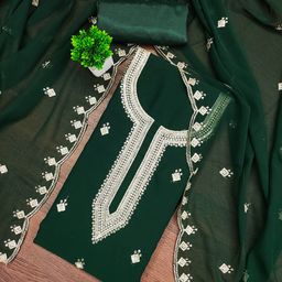 Maroosh Embroidered Silk Chiffon Unstitched Dress Material-picture-15