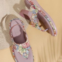TRYME Women Printed Platform Sandals-picture-36