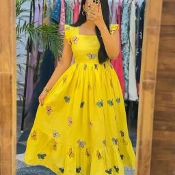 Women A-line Multicolor Midi/Calf Length Dress-image-58