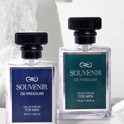 Souvenir Men Set Of 2 De Paradise & De Freedom Long Lasting Eau De Parfum - 50 ml Each-9