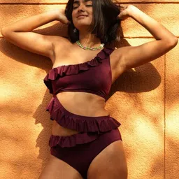 TFW Ruffled One Shoulder Bodysuit-image-12
