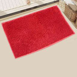 Kuber Industries Red Anti Skid Mat For Bathroom-image-37