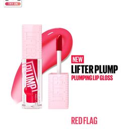Maybelline New York Lifter Plump Long Lasting Lip Gloss 5 ml - Red Flag 04-47