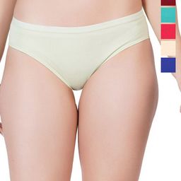 Liigne Pack Of 6 Cotton Mid-Rise Basic Briefs VCPC2282-XS-image-92