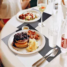 YELONA Set Of 6 Grey & White Heat Resistant, Table Placemats image 2