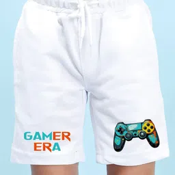 NUSYL Boys Printed Mid-Rise Shorts-image-96