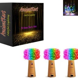 20 LEDs 2 m Multicolor Steady Bulb Rice Lights-25