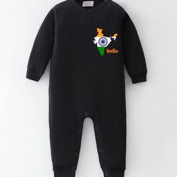 BLUSHES Infants Independence Day Theme Printed Pure Cotton Round Neck Romper-image-49