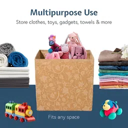 Aura Brown & Cream Colored 3 Pieces Multi-Utility Organisers With Handle image 4
