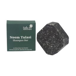 Rustic Art Neem Tulsi Shampoo Bar - 75g image 4