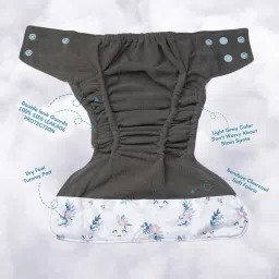 honey boo Free Size Washable & Reusable Cloth Diaper With 1 Absorbent Soaker Pad (3M-3Y) image 2