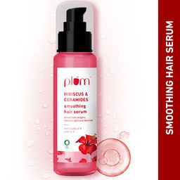 Plum Hibiscus & Ceramides Smoothing Hair Serum with Vitamin E - 75 ml-46