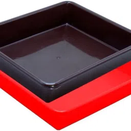 Plastic Prime Exel Small Tray For Home/Office, 2 pc Tray 2 Ltr, Red Brown Tray-image-15