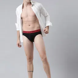 Force NXT Pack Of 2 Assorted Anti Microbial Pure Cotton Briefs MNFF-117-R3-ASST-C1-PO2 image 3