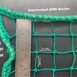 amz sports nets G-18PLY-10 FT x 90 FT Nylon Mesh Balcony Net / Bird Net / Monkey Net Child Protection Net (GREEN) 18 PLY 10 FT X 90 FT Insect Net image 2