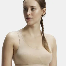 Jockey Wirefree Non Padded Full Coverage SlipOn Active Bra-1376-15