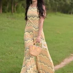 Libas Printed Basic Jumpsuit-image-79
