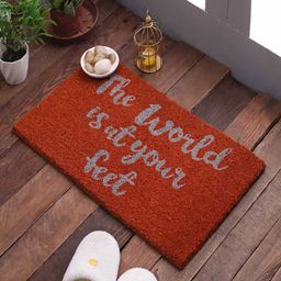 SWHF Orange and Grey Printed Doormat-38