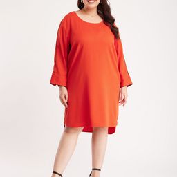 FableStreet X Plus Size Round Neck T-Shirt Dress-picture-17