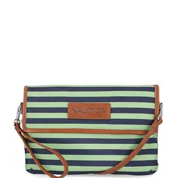 Nautica Striped Structured Sling Bag-17