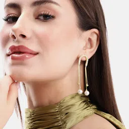 DressBerry Contemporary Drop Earrings-image-17