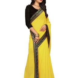 Flip The Style Zari Pure Georgette Saree With Blouse Piece-image-89