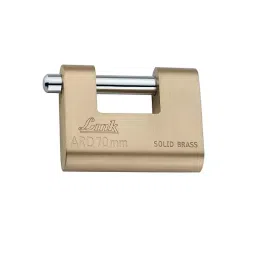 Link 70 mm Brass Body with 3 Keys Armored Padlock-73