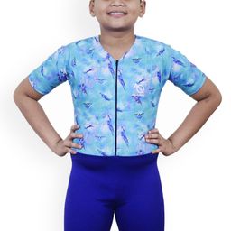 Aqua Holic Boys Abstract Printed Sleeveless Swimwear-43