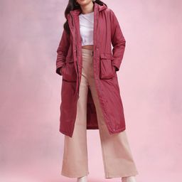 DressBerry Hooded Longline Tailored Jacket-19