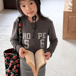 LULU & SKY Girls Printed Henley Neck T-shirt-image-33