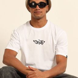 Bushirt Men Graphic Printed Drop-Shoulder Sleeves Cotton Oversized T-shirt-picture-26