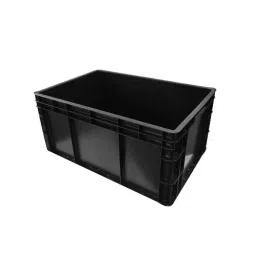 Nikko ESD 434 x 291 mm Plastic Antistatic Black Bin, NWBL004-45