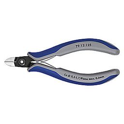 KNIPEX Diagonal Cutters 25/64" No Yes 0 Degrees Blue/Gray Very Small Bevel-image-22
