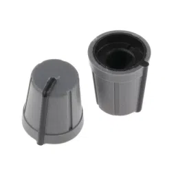 RS PRO 13 mm Grey Potentiometer Knob for 6 mm Shaft D Shaped, 4676011-image-6