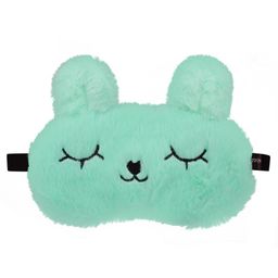 Jenna Fur Bunny Green Cute Sleeping Eye Mask-picture-37