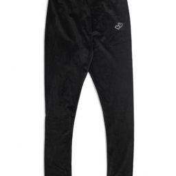 Lil Lollipop Velvet Hearts Printed Leggings - Black-image-30
