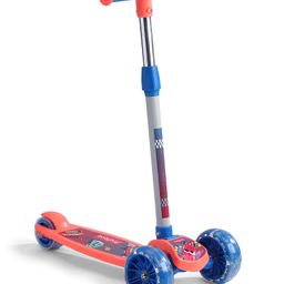Babyhug 3 Wheel Foldable Kids Scooter With LED Light 4 Level Height Adjustment - Orange & Blue-22