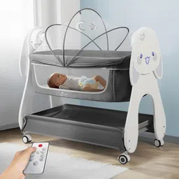 StarAndDaisy Infants 3-Speed Swing Automatic Baby Cradle-11