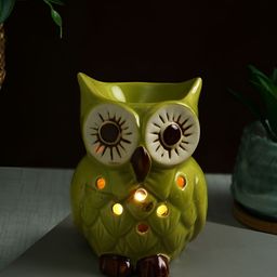 TAYHAA Green & Brown Textured Ceramic Aroma OilDiffusers-21