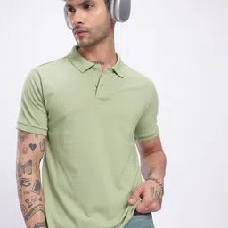 glitchez Wardrobe Essentials Polo Collar Regular Fit T-shirt-image-27
